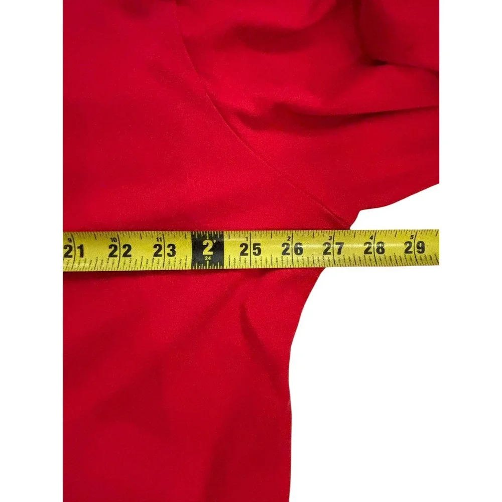 Polo Ralph Lauren Mens Red Long Sleeve Pullover Collared Shirt Cotton Size XXL‎